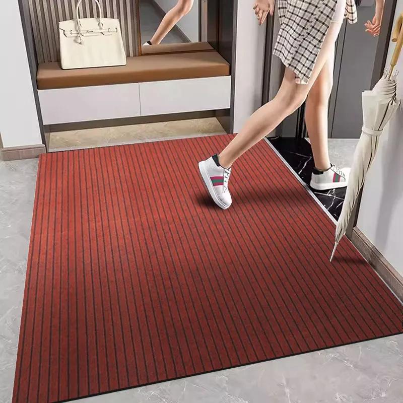 Long Thin Kitchen Mat Anti Slip Waterproof Oilproof Carpet Washable Kitchen Rugs Hallway Door Floor Mats Mall Entrance Doormat