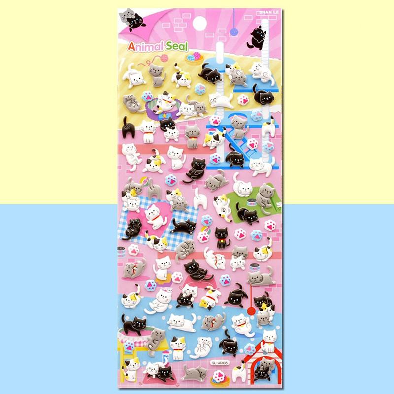1Pc Kawaii Cartoon Animal Rabbit Stickers With Fragrant 3D Sticker Cute Bunny Decal Diary Scrapbooking Stationery Sticker