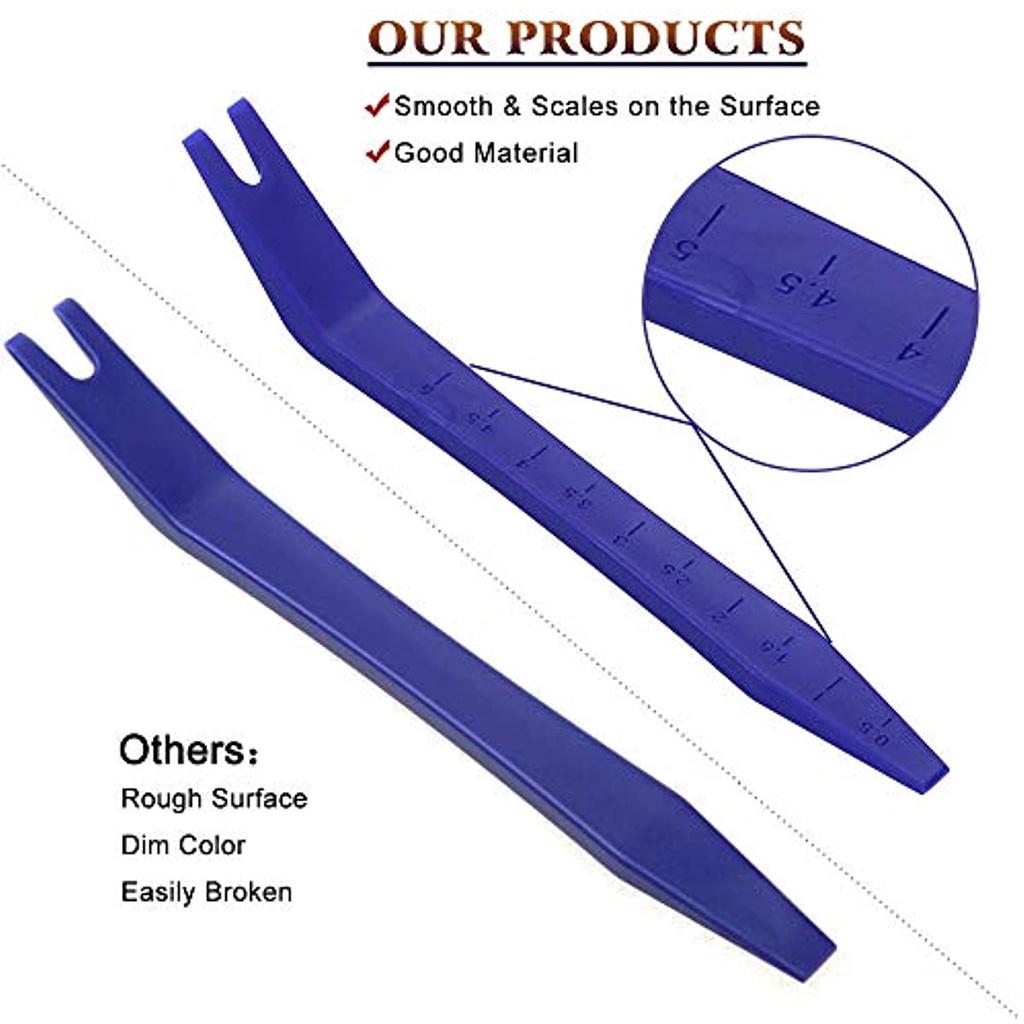 Set de 5 bucăți de pene de ornamentare a mașinii Instrument de demontare a căptușelii interioare.