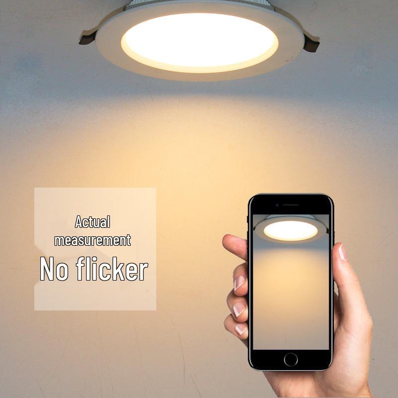 Ultra-Thin LED Recessed Downlight: 3, 4, 5, 6 Inch, 9W, 12W, 18W, Round Ceiling Light