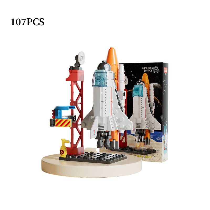 

Spacecraft Shenzhou Rocket Building Block Puzzle Children Toy Decorations Model Spacecraft