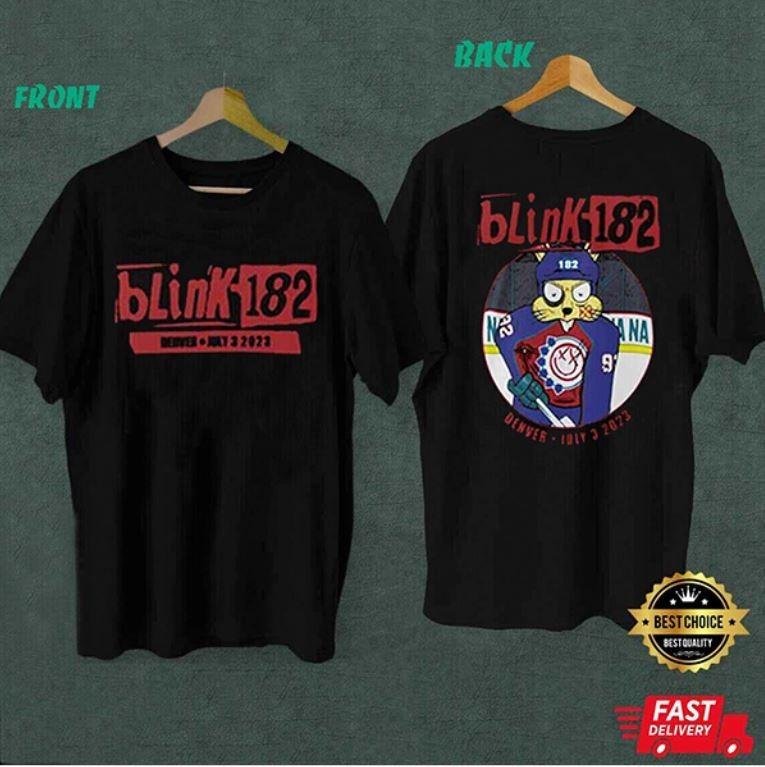 

Blink182 Denver July 3rd 2023 Colorado Tour Tshirt Unisex T-Shirt XL