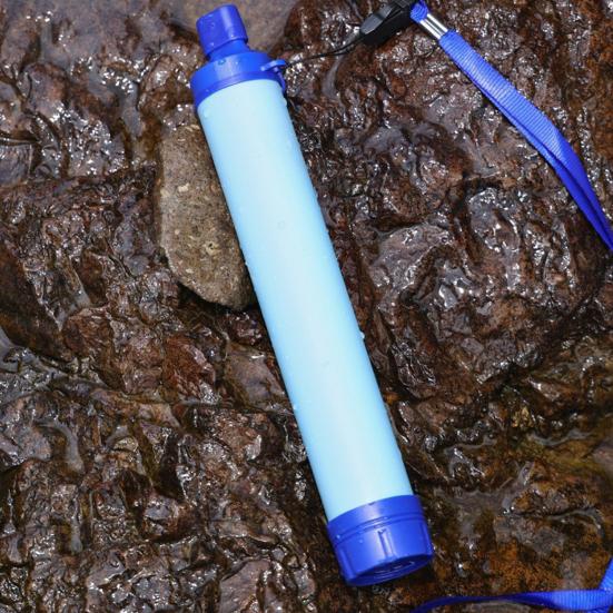 Personal Water Filter Straw Portable Water Purifier Outdoor Camping Hiking Backpacking Emergency Survival Filtration System