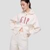 GAP Women's Fleece-Lined Embroidered Logo Hoodie
