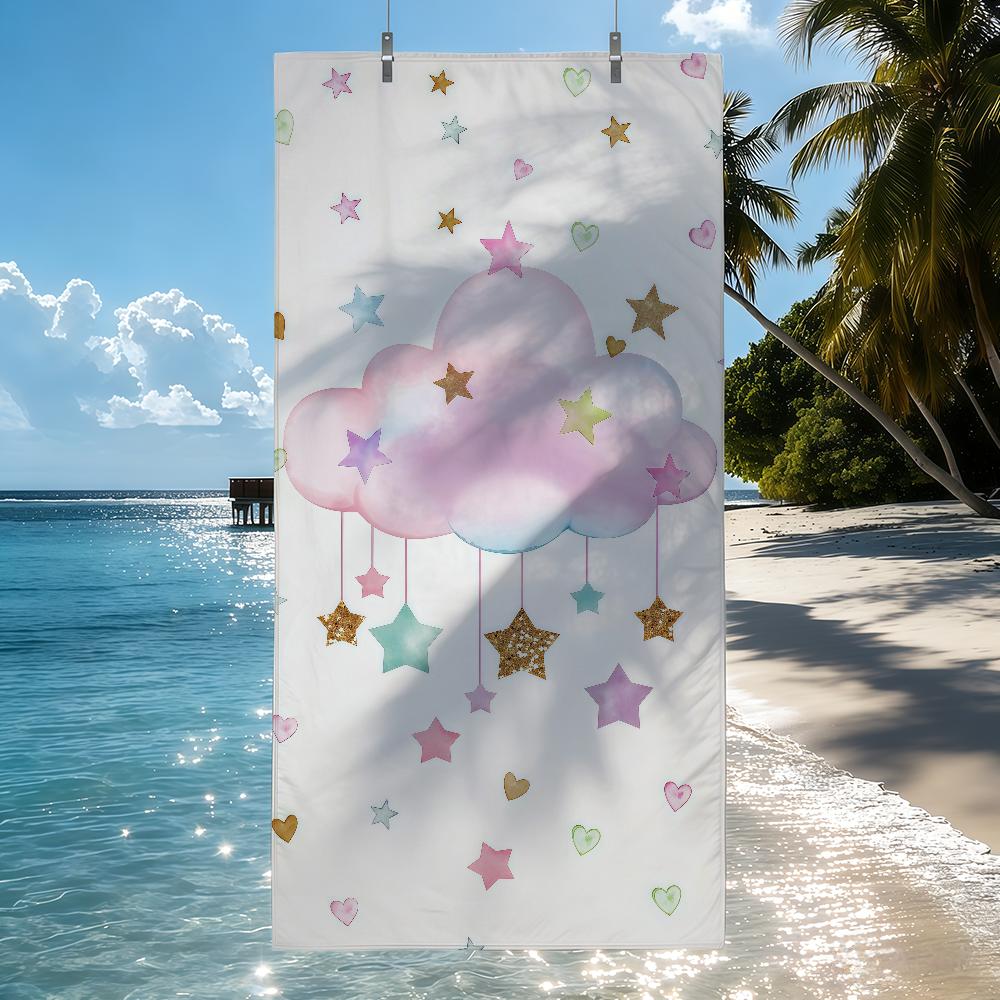 Cute Unicorn Towel Quick Drying Beach Towels Are Suitable For Swimming Pools Camping Yoga And The Gym