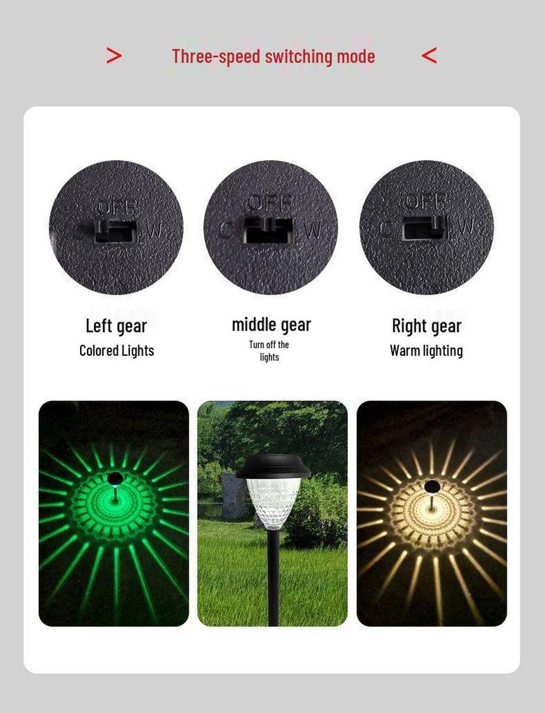 Waterproof Solar Garden Lights: Outdoor Decorative Landscape Lights for Lawn, Courtyard, and Villa.