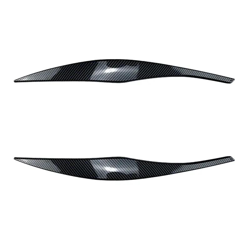 Car Headlight Lamp Eyebrows Cover Trim Stickers For BMW 3 Series E90 E91 320i 330i 2005-2012 Model ABS Material Car Accessories