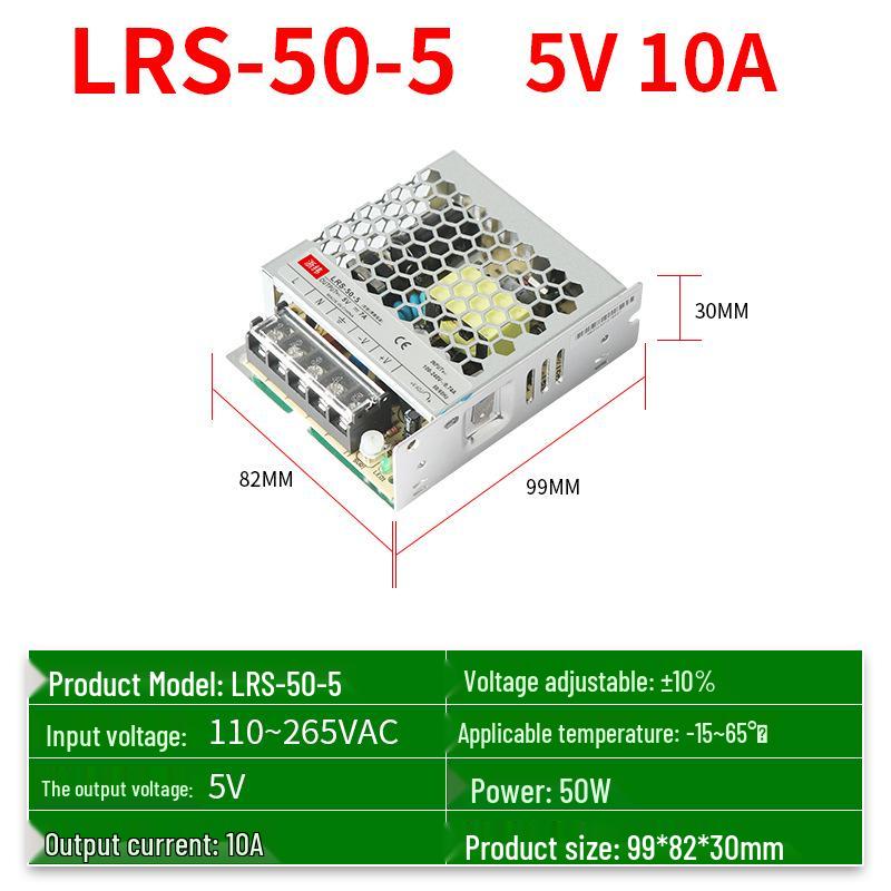 Ultra-Thin Silent LED Switching Power Supply 220V To 5V-48V, 35W-600W