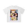 260 GSM Doppelgarn 32er Zählart 100% Baumwolle Haikyu V9 Mülltonnen-Schlacht Aufdruck Unisex Schweres Baumwoll-T-Shirt