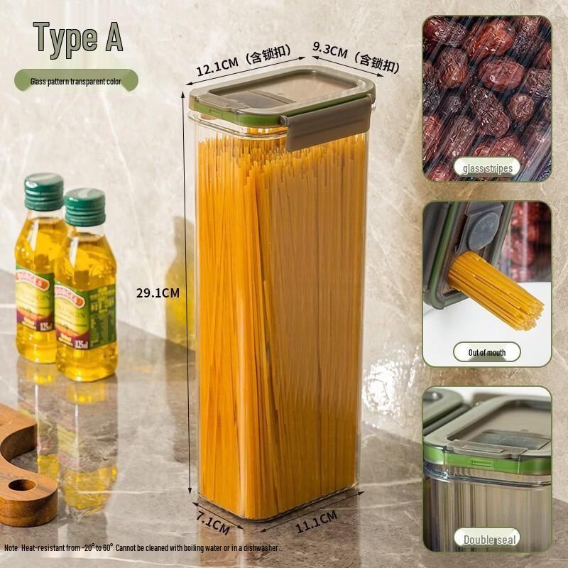 

ZISIZ Transparent Sealed Food Storage Container