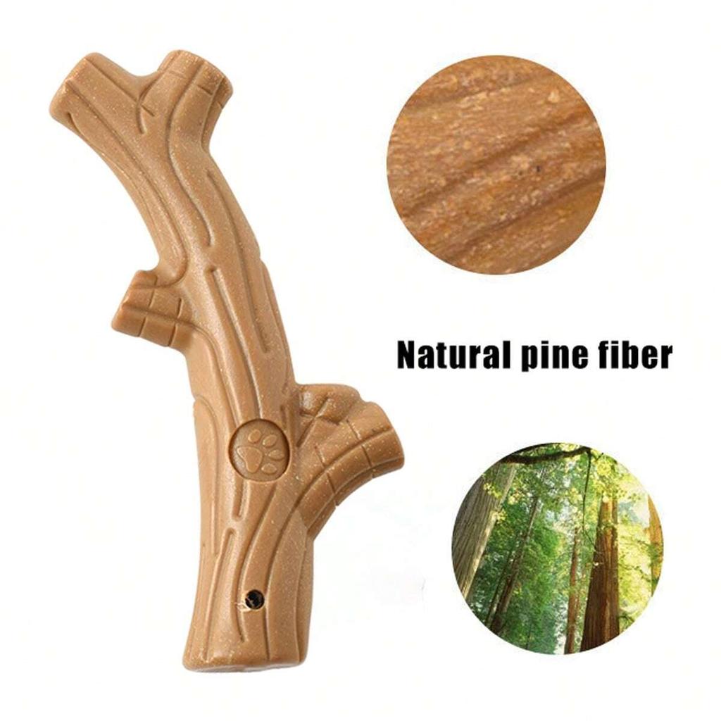 1pc-Durable Chewing Toys for Dogs, Interactive Toys In the Shape of Deer Antlers and Tree Branches, Teeth Cleaning Training Toys