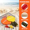 Wrapped Grip Beach Paddle Set Lightweight Beach Racket Set Shuttlecock Paddle  Backyard Play
