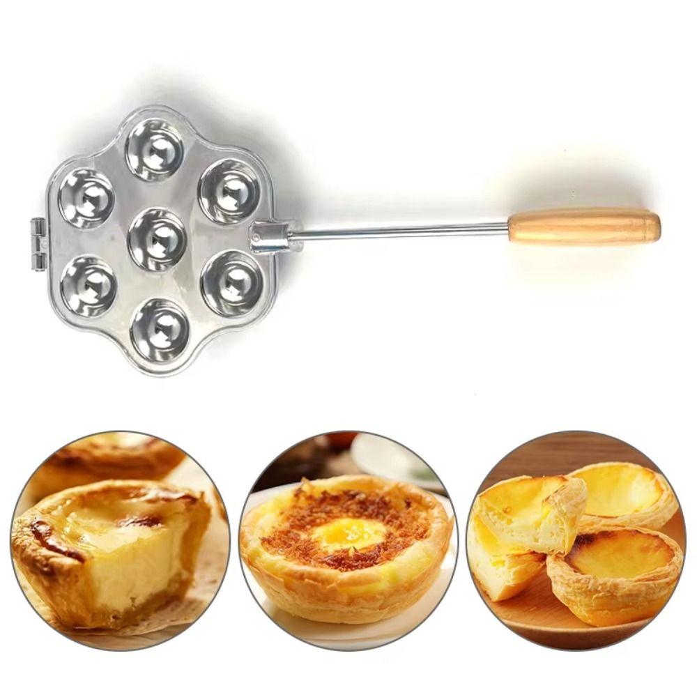Oboustranná forma na ořechové sušenky 7/12/16 otvorů Stroj na ořechové sušenky Forma na vaječné tartaletky Plynový elektrický sporák