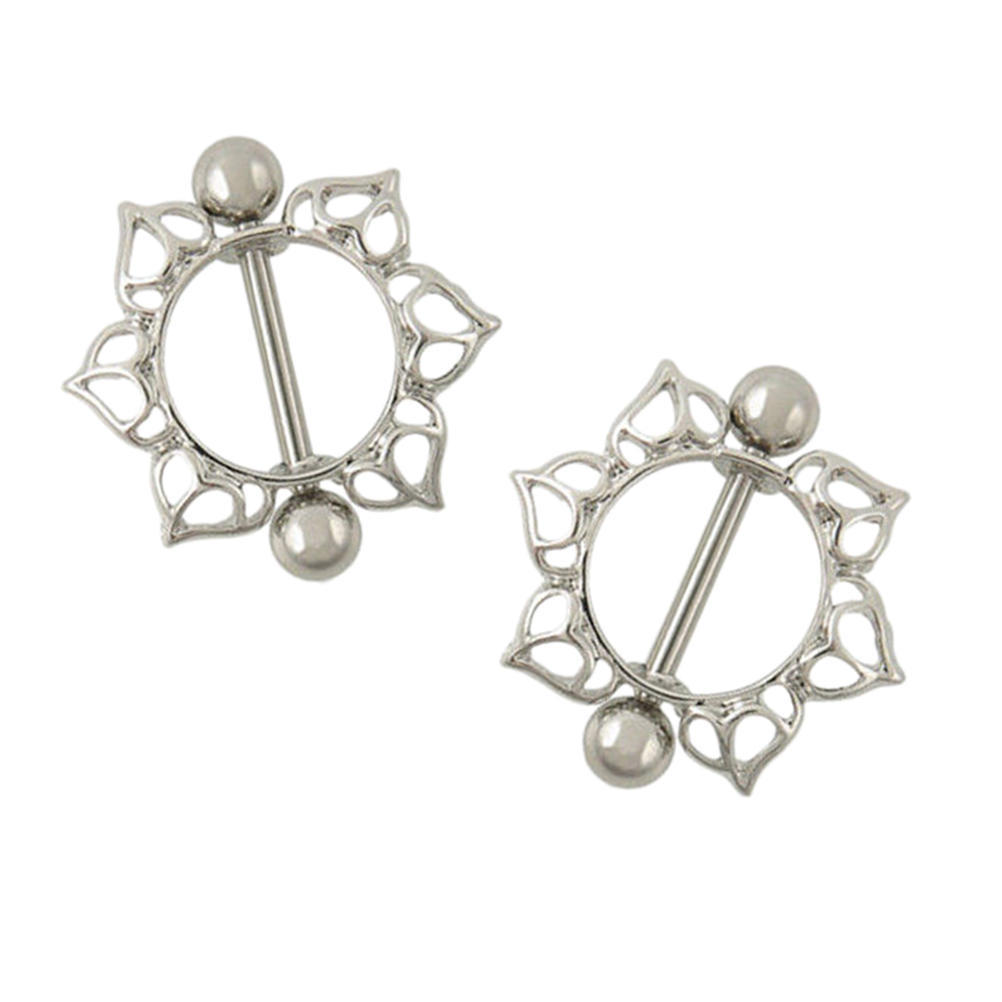 

1Pc Vintage Nipple Piercing Bohemia Bar Rings Surgical Steel Sliver Color Nipple Barbell Piercing Nombril Bar Body Jewelry