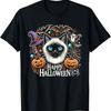 Siamese Cat Happy Halloween T-Shirt