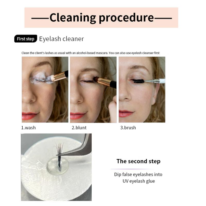 

Мини ручная перезаряжаемая УФ лампа для наращивания ресниц, быстрая полимеризация клея, беспроводной пинцет с подсветкой чёрный