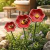 Ceramic Flower Branch Artificial Flower Vase Ornament Traditional Home Decor
