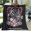 Dungeons Pattern Blanket Flannel Blanket Super Soft Fleece Throw Blankets Lightweight Warm Blanket for Bedroom Couch Sofa