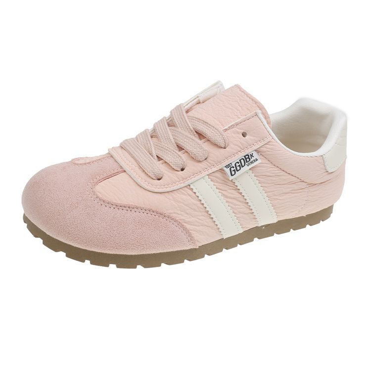 

Ретро кроссовки Ritai Dexun 2025 осень новые академический стиль универсальная цветовая гамма повседневные спортивные плоская подошва 40 фиолетовый