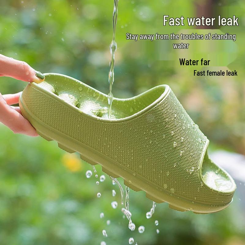 2025 Women's Quick-Dry Non-Slip Bath Slippers – Silent, Anti-Odor, and Leak-Proof for Indoor Use