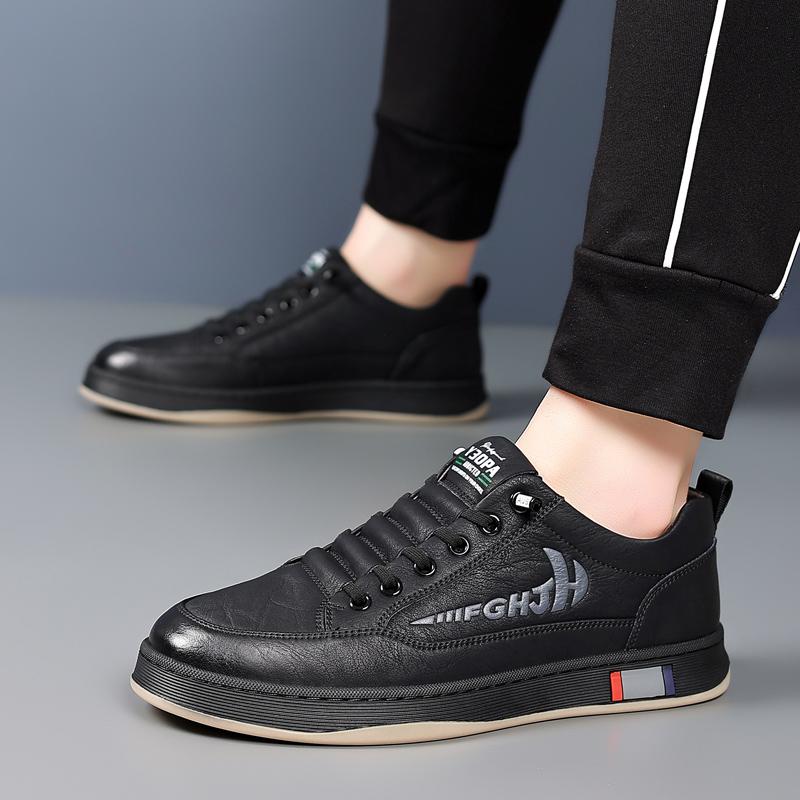 Trendy pánská obuv pro volný čas Jednoduché pánské retro boty z pravé kůže Elegantní formální obuv pro dojíždění do práce Doprava zdarma Mokasíny