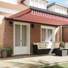 Retractable Awning Red and White 500 X 300 Cm
