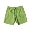 Men Linen Casual Shorts, Elastic Drawstring Waist Big Patch Pocket Loose Fit Lightweight Summer Beach Walking Shorts With Side Pockets Multiple Colors