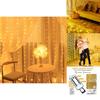 Indoor Usb Led Curtain String Lights With Remote Control For Bedroom And Living Room Decor