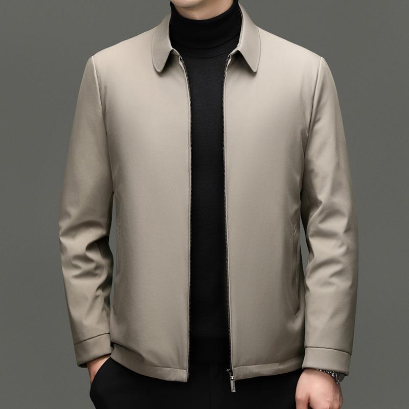 2025 Men's Winter Lapel Down Jacket - High-End, Trendy, Casual Outerwear