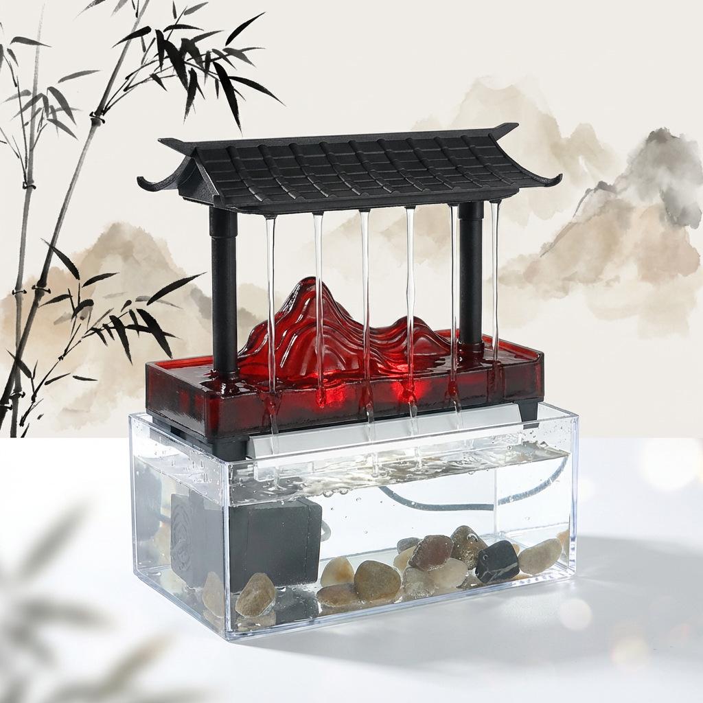 Desktop Water Fountain: Wealth-Attracting Home & Office Decoration