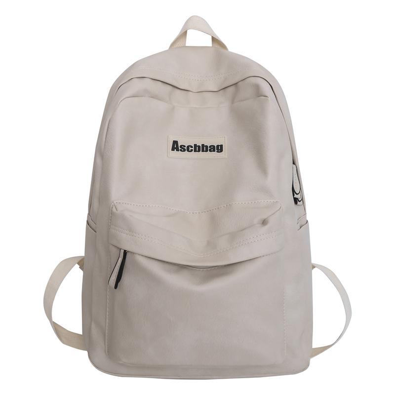 

Шкіряна сумка Чоловічий рюкзак для учнів середньої школи білий