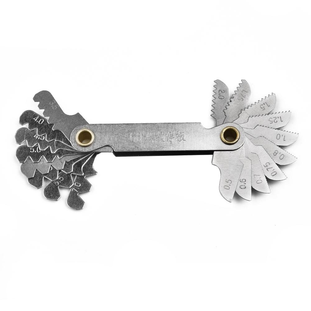 Set de calibru de măsurare a filetului pentru filet de oțel, 1 buc.