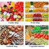 88LB Digital Price Scale Electronic Price Computing Scale LCD Digital Commercial Food Meat Weight Scale Upgraded Version