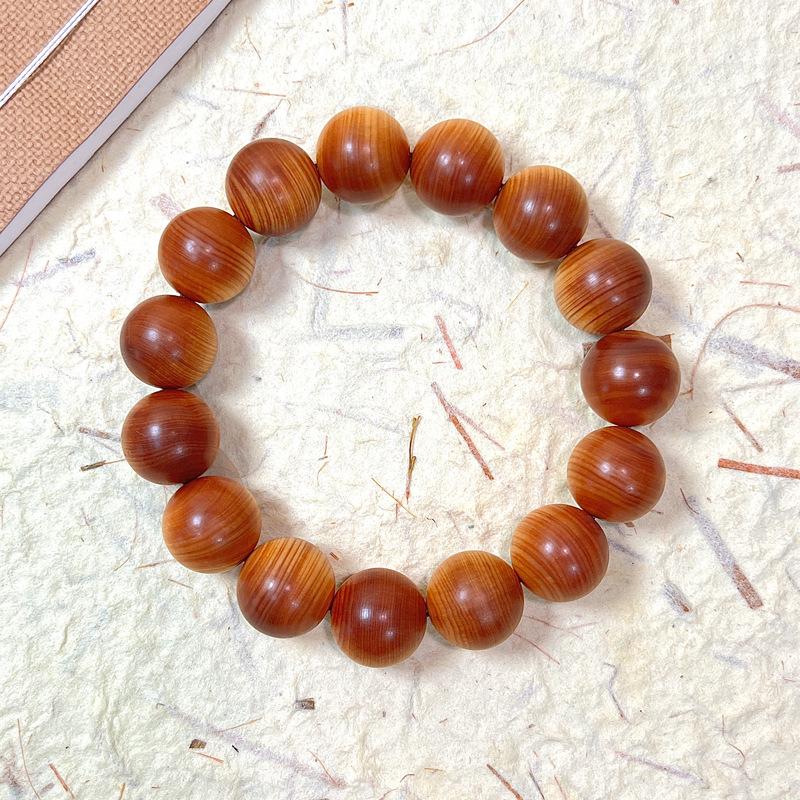Aged Taihang Cypress Beads: Natural, High-Oil, Handcrafted Play Beads for Men & Women
