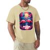 Flamingo Pink T-Shirt Graphic Tee Shirt Funnys Men Clothes