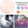 Kids Blow Up Balloon Toy Children Outdoor Soft Air Water Filled Bubble Ball Fun Party Game Summer Gift Inflatable Elastic Ball