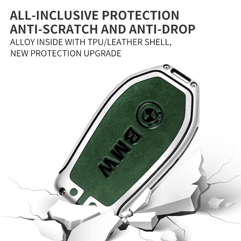 Hot 2025 Car Key Case Cover For BMW X1 X2 X3 X5 X4 X6 X7 G30 G20 G32 G11 G12 F40 F30 F20 F10 F34 F07 F44 F45 G15 Keychain Access