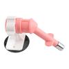 ABS Dog Feeder Hanging Leak Proof Nozzle Drinking Water Head Pet Supplies Accessory(Pink )