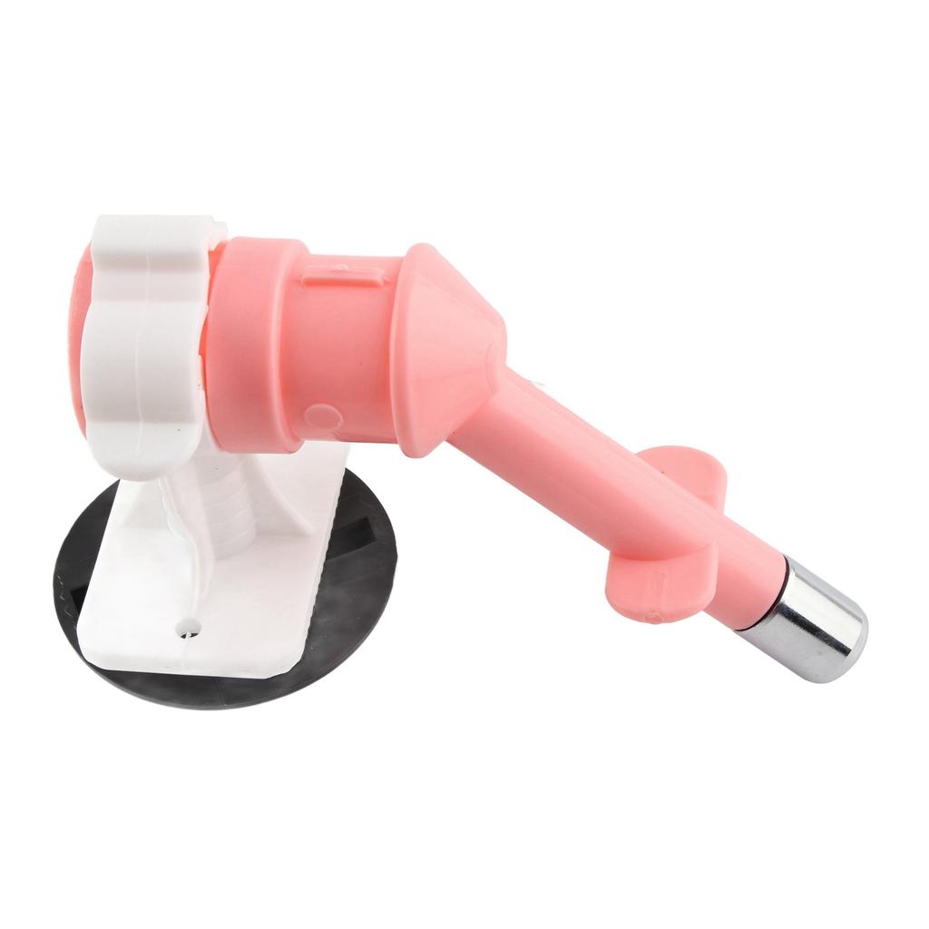 ABS Dog Feeder Hanging Leak Proof Nozzle Drinking Water Head Pet Supplies Accessory(Pink )