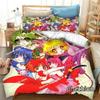 3D Anime Tokyo Mew Bettwäsche-Set Bedrucktes Bettwäsche-Set Mit Kissenbezug Bettdeckenbezug Weich Einzel Doppel Queen Super King Größe Schlafzimmer