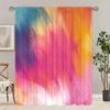 Colorful Gradient Colors Printed Curtains Pole Bag Bedroom Living Room Home Decoration Curtain Set Of 2 Made Polyester Washable Area Ready