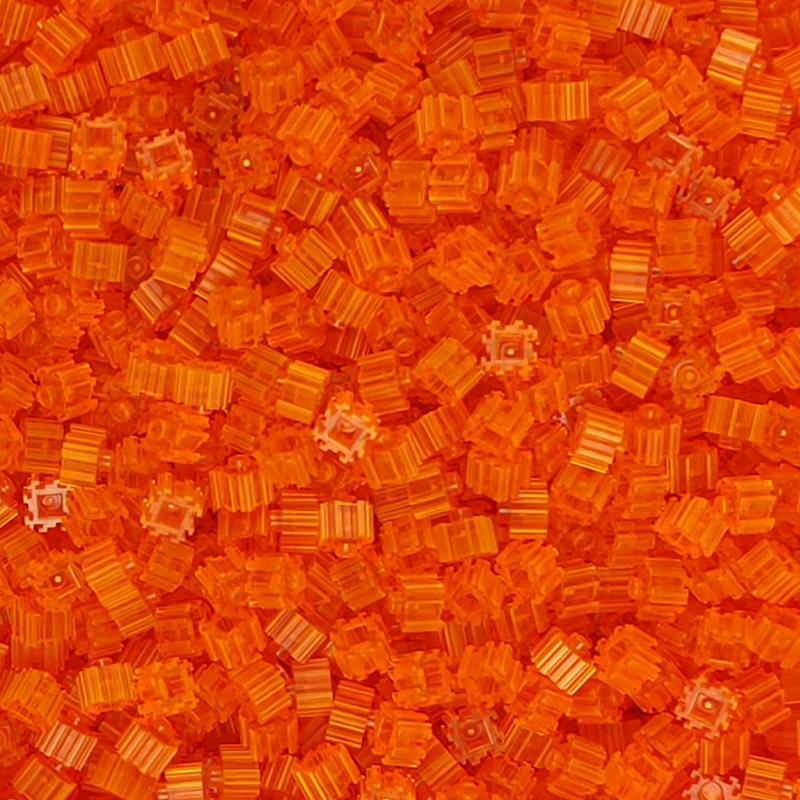 

500PCs 6*6mm Transparent Colors Pixel Art Puzzle Assembling Bricks DIY 3D Small Size Brick Designed For Children s Toy Puzzle Kids 6MM