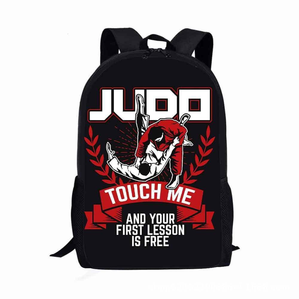 Zaino Scolastico Studente Judo Zaino Judo Classi 1-6 Borsa per Bambini Zaino Scuola Materna Ragazzi Zaino Scuola Materna Ragazze 6-12 Anni