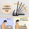 Carl Office Equipment Book with Adjustment White Stand, Slim, Flat, 7-Stage Function, BKS-820-W