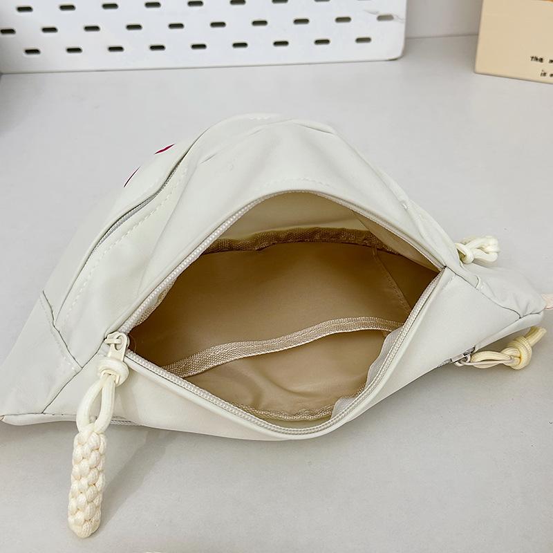 New Breast Bag Girl's High quality Versatile Letter Sports Mobile Phone Bag Student Casual Crossbody Single Shoulder Waist Bag