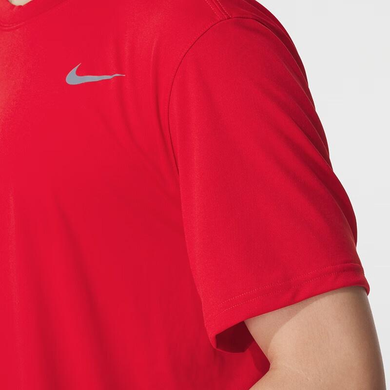 Nike T Shirt Men's University Red/Cool Gray HF0507-657