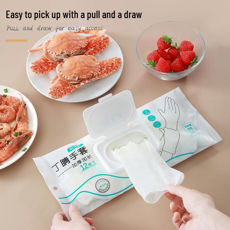 Disposable Nitrile Gloves for Comfortable Waterproof Cleaning