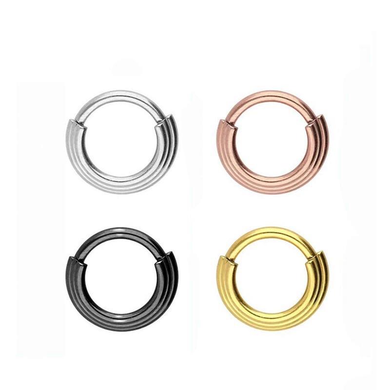 Universal 316 Stainless Steel Nose Ring Piercing Jewelry - Hot-Selling Closed Nose Stud Earrings.
