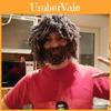 Perucas Masculinas Engraçadas Chapéus de Barba com Gorros de Tricô Quentes de Inverno para Conforto Máximo**