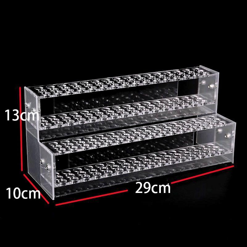 Pen Holder Acrylic Pen Display Stand Holder for Vendors,Beadable Pens Display Organizer Paint Brush Storage Makeup Brush Rack